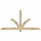 Ekena Millwork Redmond Rough Sawn Timber Gable Bracket, Douglas Fir, 72"W x 36"H x 2"D x 4"F, 12/12 Pitch GBW072X36X0204RED00RDF - alternate 1